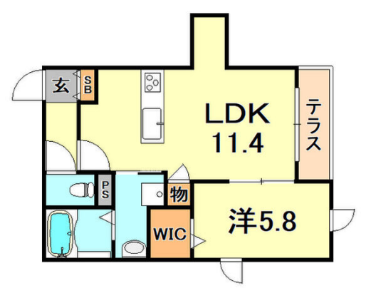 物件○○の間取り図