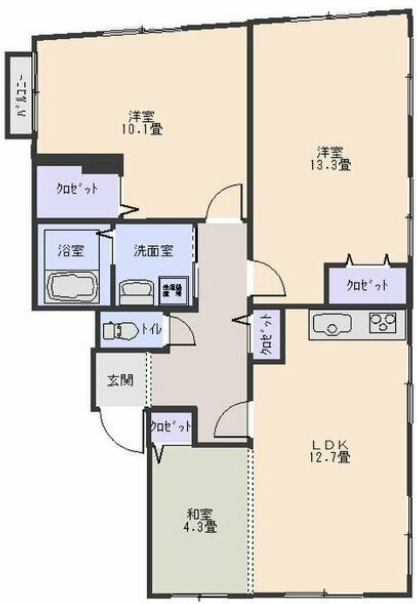 物件○○の間取り図