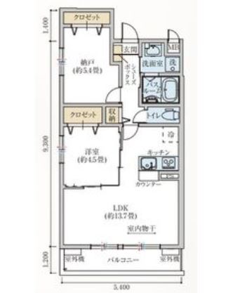 物件○○の間取り図