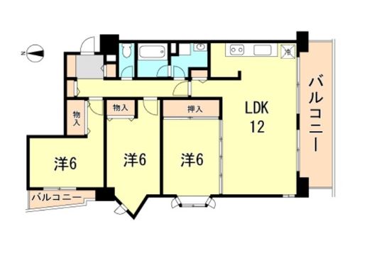 物件○○の間取り図