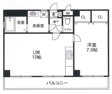 物件○○の間取り図