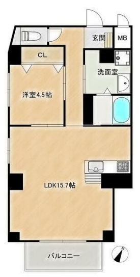 物件○○の間取り図