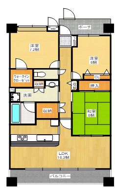 物件○○の間取り図