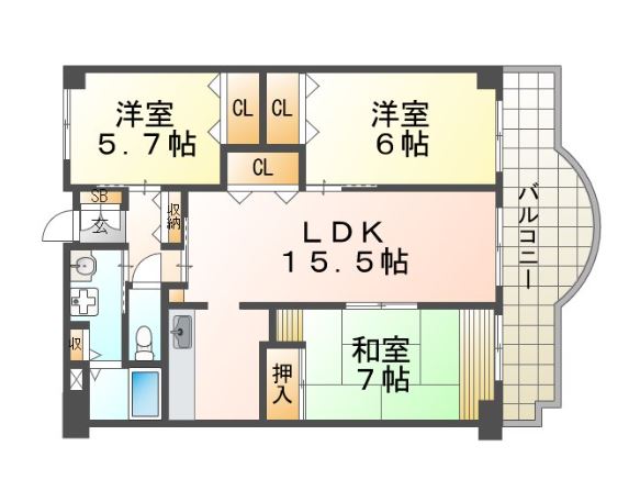 物件○○の間取り図