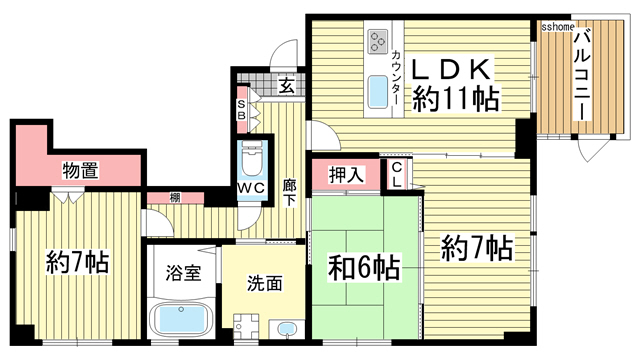 物件○○の間取り図