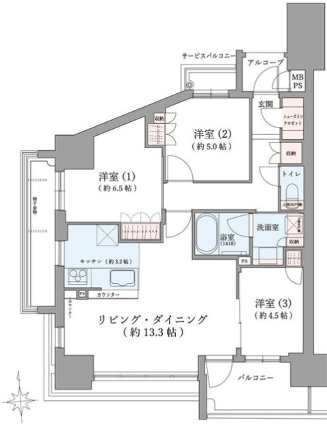 物件○○の間取り図