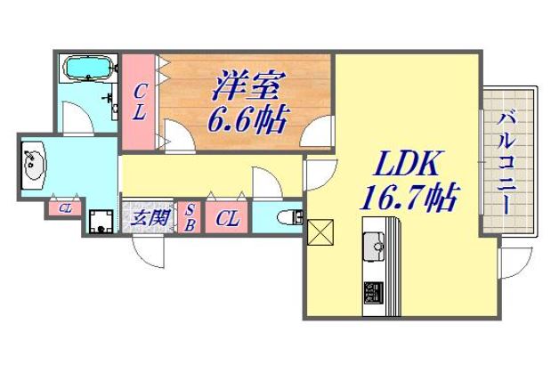 物件○○の間取り図