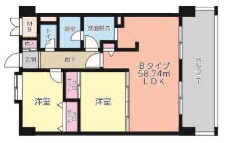 物件○○の間取り図