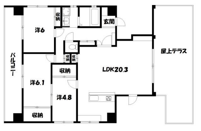 物件○○の間取り図