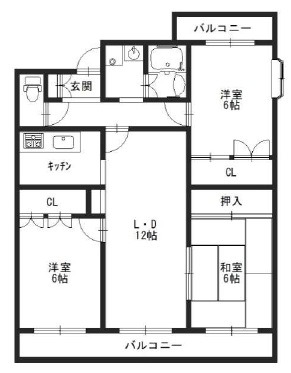 物件○○の間取り図