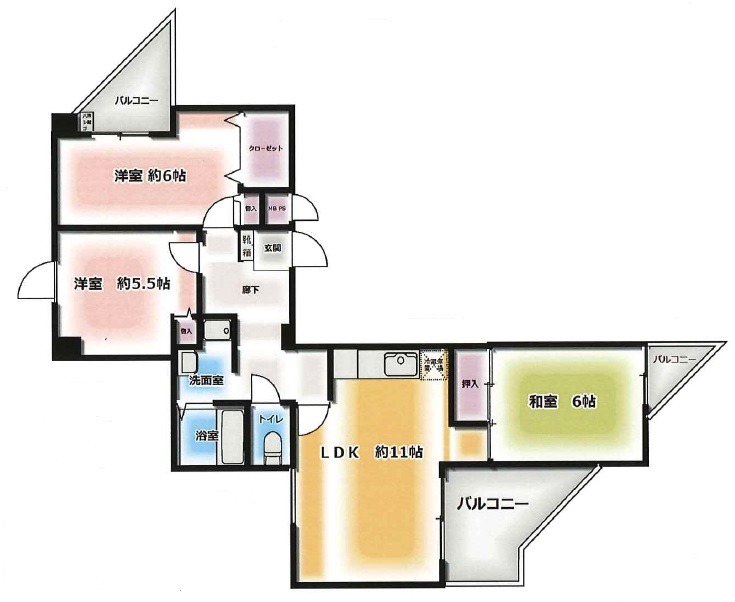 物件○○の間取り図