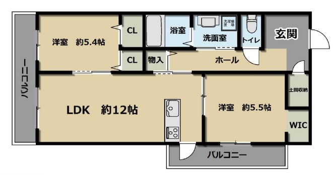 物件○○の間取り図