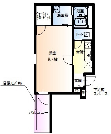 物件○○の間取り図