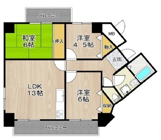 物件○○の間取り図