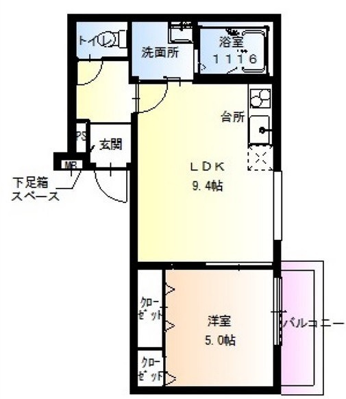 物件○○の間取り図