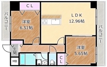 物件○○の間取り図