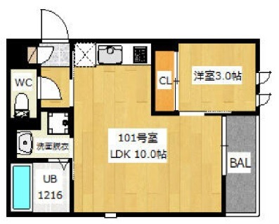 物件○○の間取り図