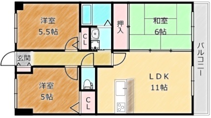 物件○○の間取り図