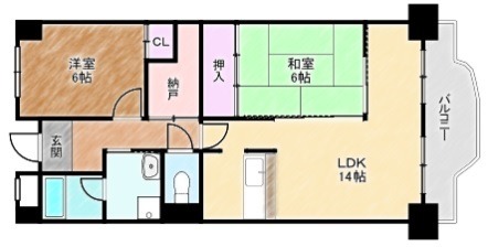 物件○○の間取り図