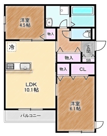 物件○○の間取り図