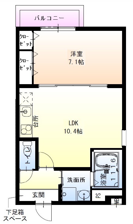 物件○○の間取り図