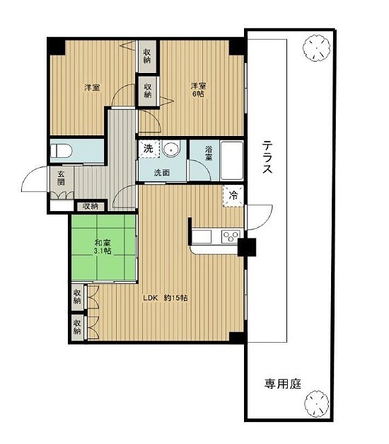 物件○○の間取り図