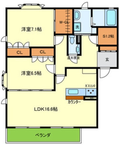 物件○○の間取り図