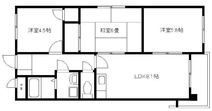 物件○○の間取り図