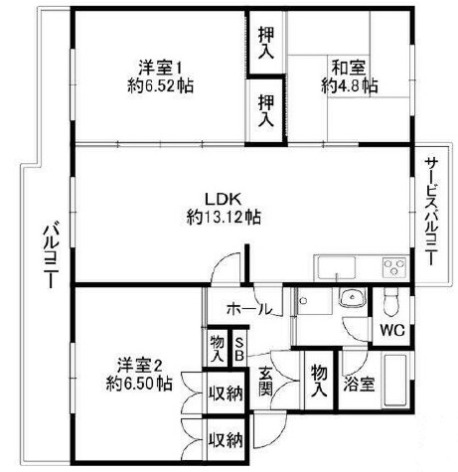 物件○○の間取り図