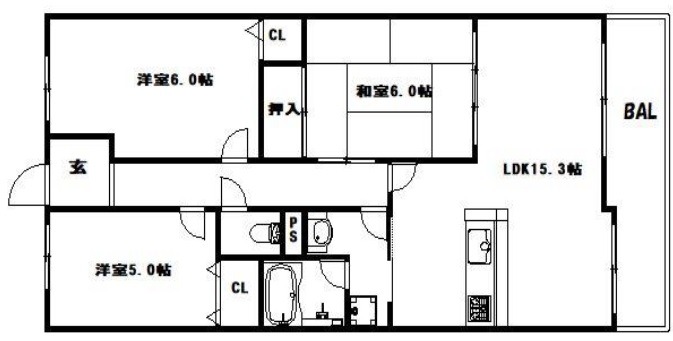 物件○○の間取り図