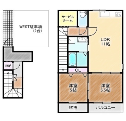 物件○○の間取り図