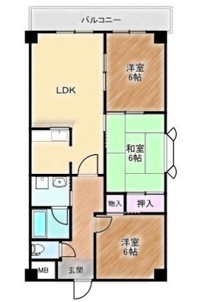 物件○○の間取り図