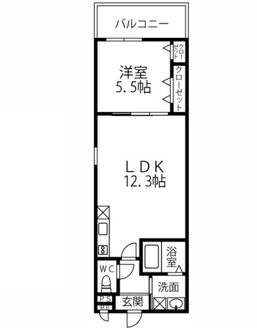 物件○○の間取り図