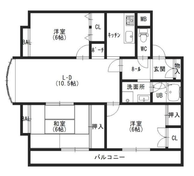 物件○○の間取り図