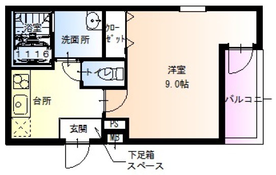 物件○○の間取り図