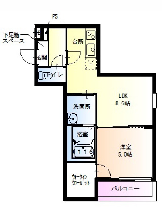 物件○○の間取り図