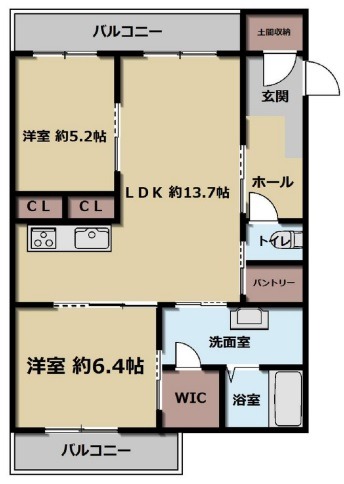 物件○○の間取り図