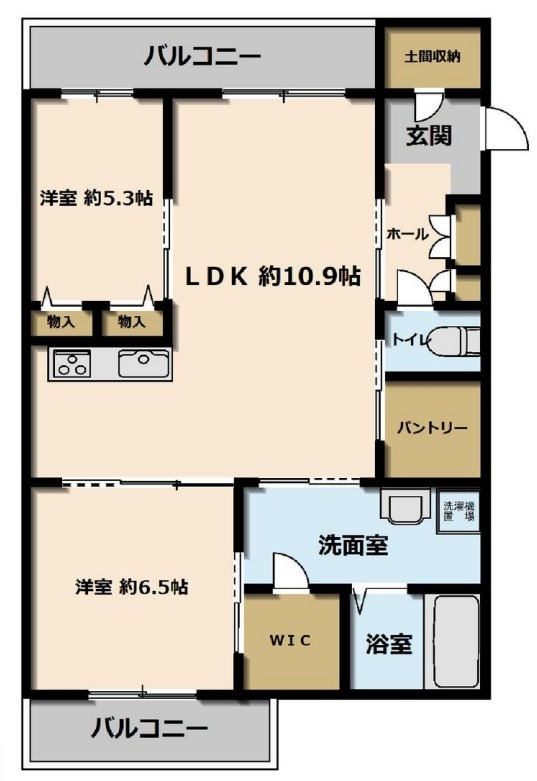 物件○○の間取り図