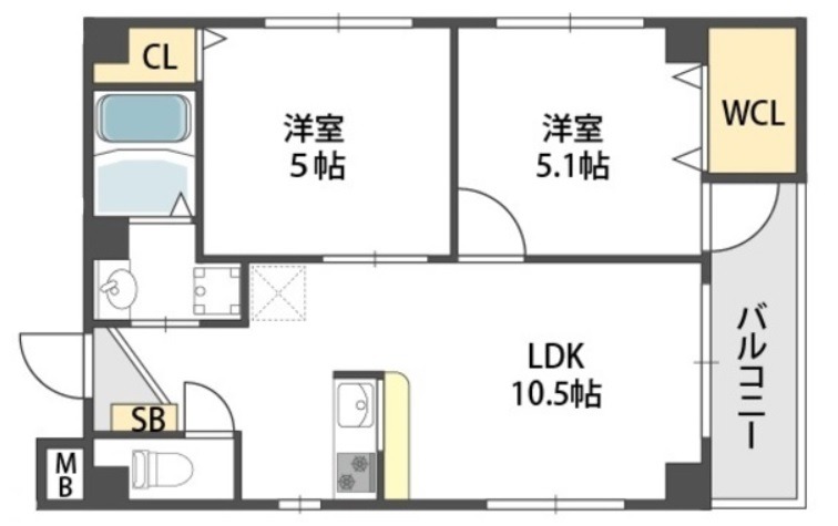 物件○○の間取り図