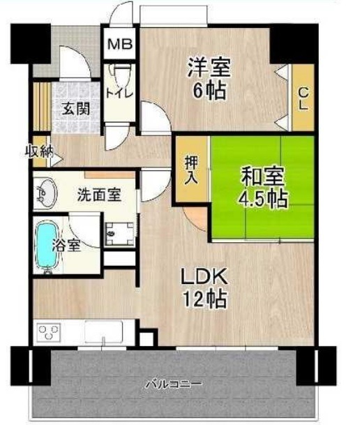 物件○○の間取り図