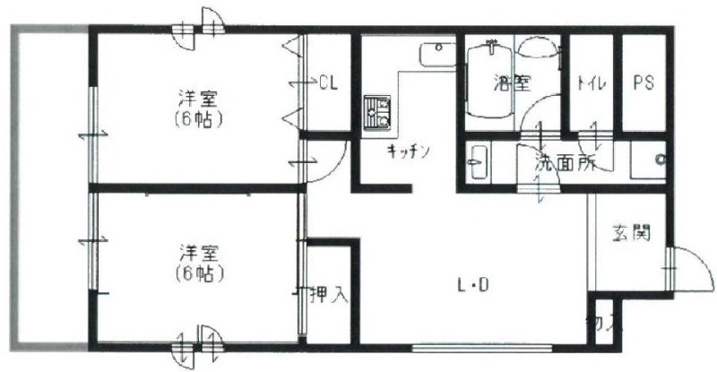 物件○○の間取り図