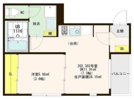 物件○○の間取り図