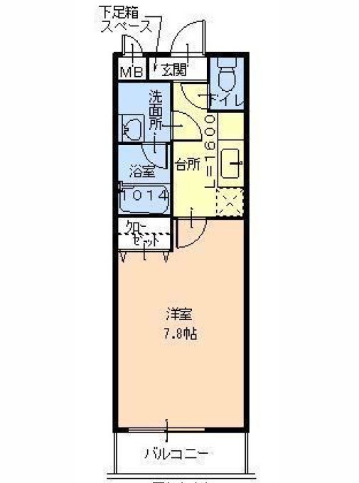 物件○○の間取り図