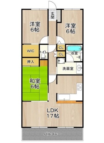 物件○○の間取り図