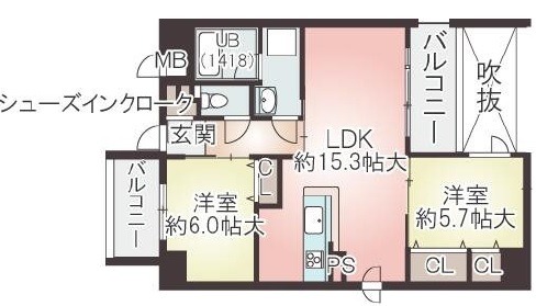 物件○○の間取り図