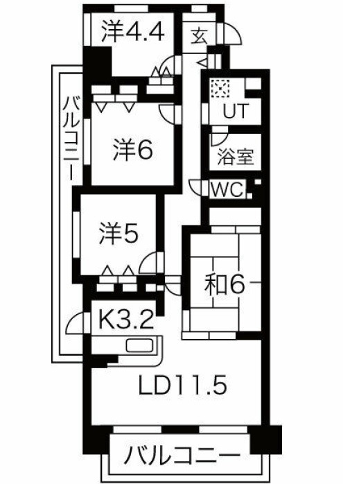 物件○○の間取り図