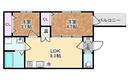 物件○○の間取り図