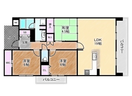 物件○○の間取り図