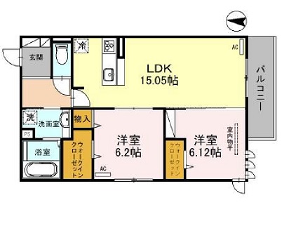 物件○○の間取り図