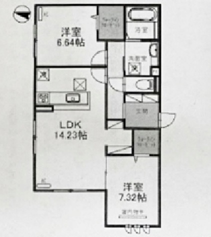 物件○○の間取り図